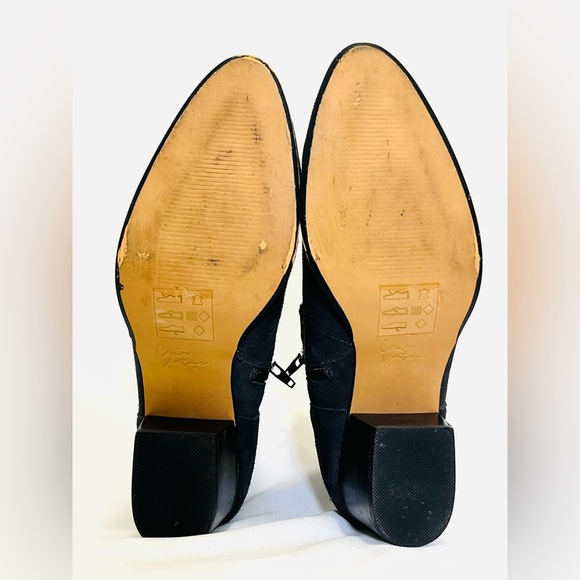 Crown Vintage Saleen Gray Suede Ankle Boots Size 10 - Picture 8 of 10